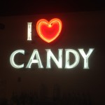 candy night club custom neon sign for interior bar in oklahoma city